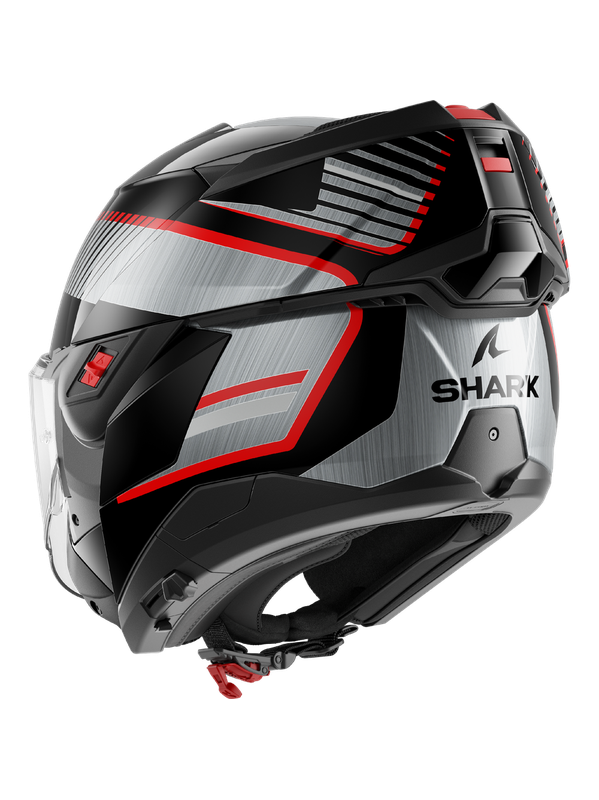 SHARK OXO SIKTER BLACK CHROM RED