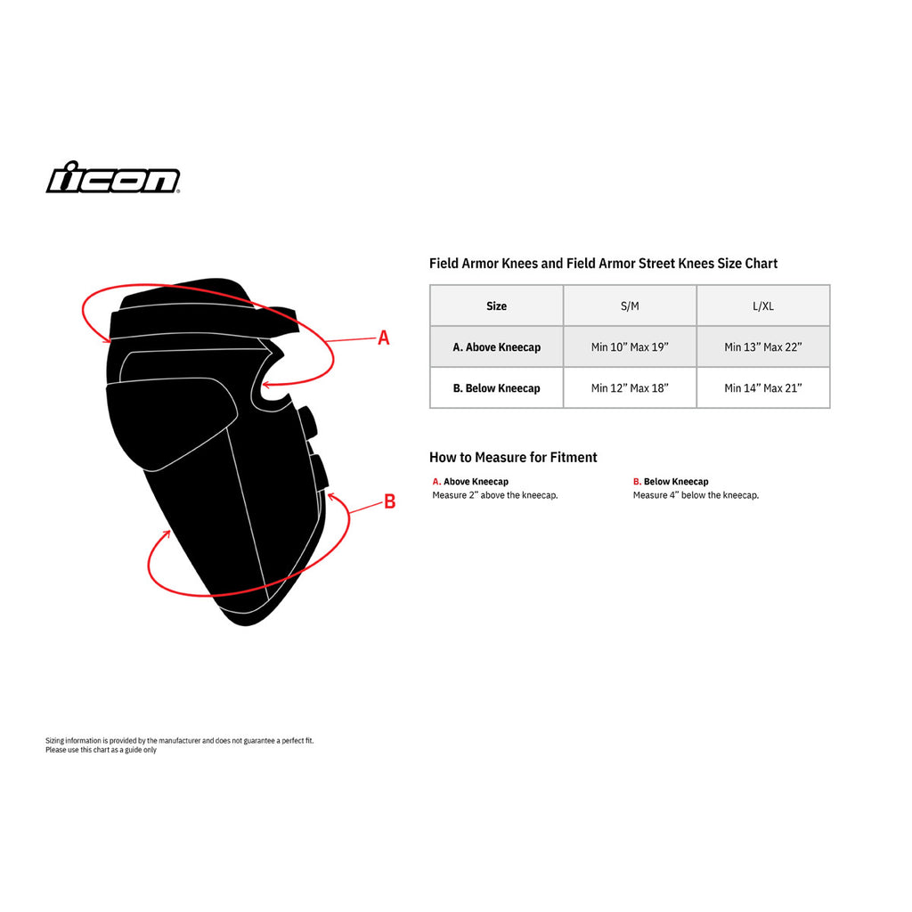 ICON FIELD ARMOR STREET KNEE PROTECTOR BLACK