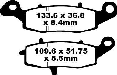 EBC - EBC DISC PAD SET