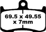BRAKE PAD FA-HH SERIES SINTERED METAL