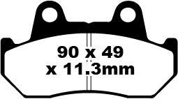 EBC - EBC DISC PAD SET