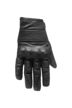 Load image into Gallery viewer, Leather Motorcycle Gloves - ONYX BLACK 01