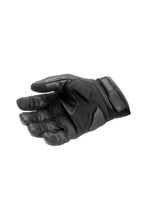 Load image into Gallery viewer, Leather Motorcycle Gloves - ONYX BLACK 01
