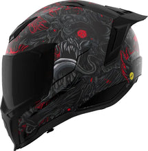 تحميل الصورة في معرض الصور ICON HELMET ULTRAFLITE MISANTHROPE BK 