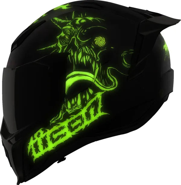 ICON HELMET ULTRAFLITE MISANTHROPE BK