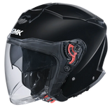 SMK HELMET GTJ SOLID GLOSS BLACK