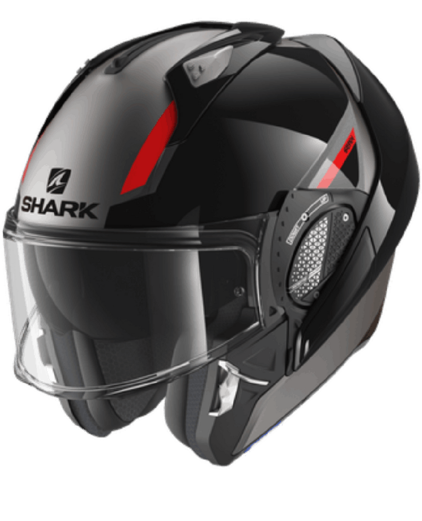 SHARK EVO GT SEAN MAT ANTHRACITE BLACK RED