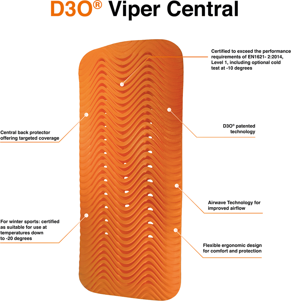 D3O® Viper Central Back Impact Protector