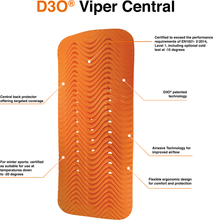 Load image into Gallery viewer, D3O® Viper Central Back Impact Protector