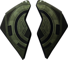 تحميل الصورة في معرض الصور Airflite™ Helmet Side Plates - Blockchain Green 