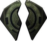 Airflite™ Helmet Side Plates - Blockchain Green