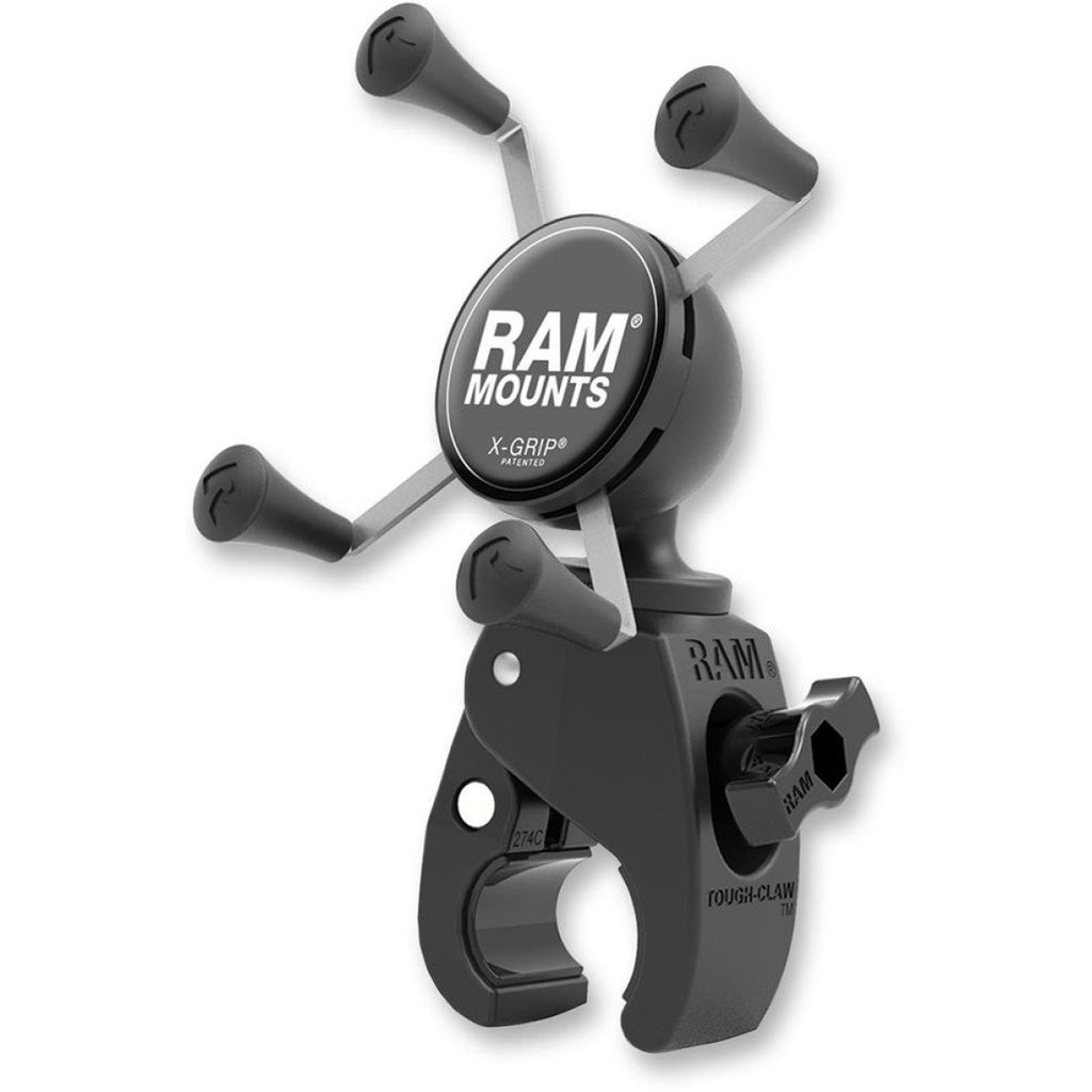 RAM HANDLEBAR RAIL MOUNT FOR LARGE DEVICES PLASTIC BLACK - Alhawee Motors