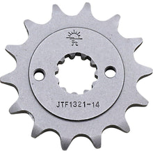 Load image into Gallery viewer, JT SPROCKETS JTF1321.14 FRONT REPLACEMENT SPROCKET 14 TEETH 520 PITCH NATURAL STEEL - Alhawee Motors