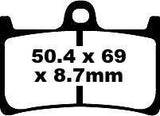 BRAKE PAD FA-HH SERIES SINTERED METAL FA380HH