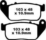 BRAKE PAD FA SERIES ORGANIC FA381