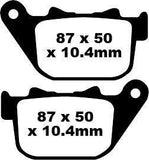 BRAKE PAD FA-HH SERIES SINTERED METAL FA387HH