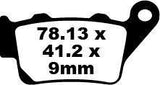 BRAKE PAD FA-HH SERIES SINTERED METAL FA213HH
