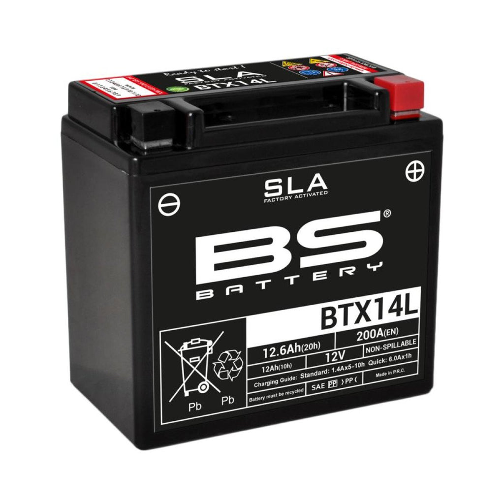 BS BATTERY BTX14L SLA 12V 200 A Sportser - Alhawee Motors