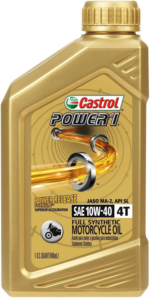 CASTROL POWER 1 FULLY SYNTHETIC  10W 40 946ml - Alhawee Motors