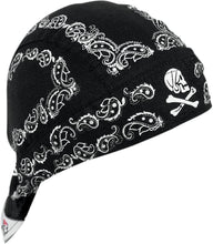 Load image into Gallery viewer, HEADWRAP FLYDANNA® SKULL PAISLEY ONE SIZE - Alhawee Motors