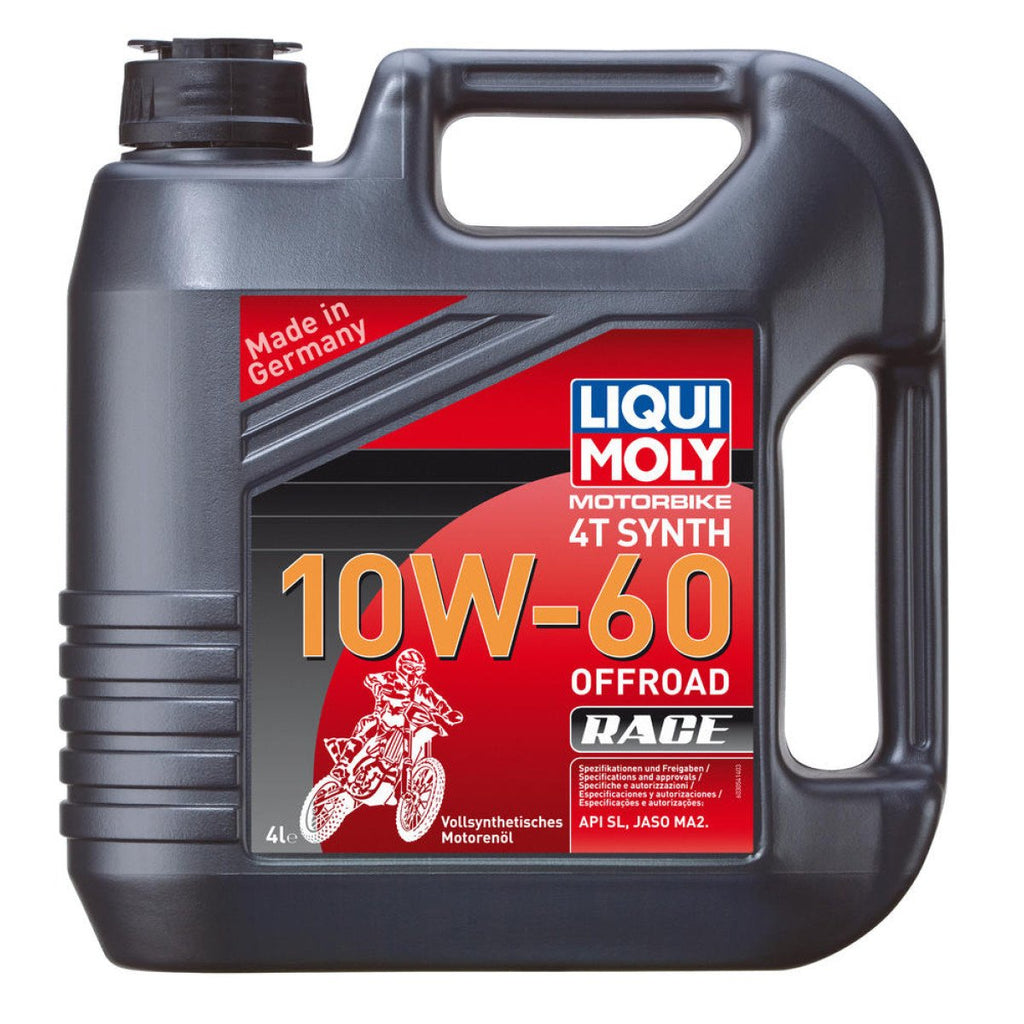 LIQUI MOLY ENGINE OIL MOTORBIKE 4T 10W-60 FULLY SYNTHETIC 1 LITER - Alhawee Motors