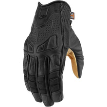 Load image into Gallery viewer, ICON - 1000 AXYS™ MID CUFF GLOVES BLACK/TAN - Alhawee Motors