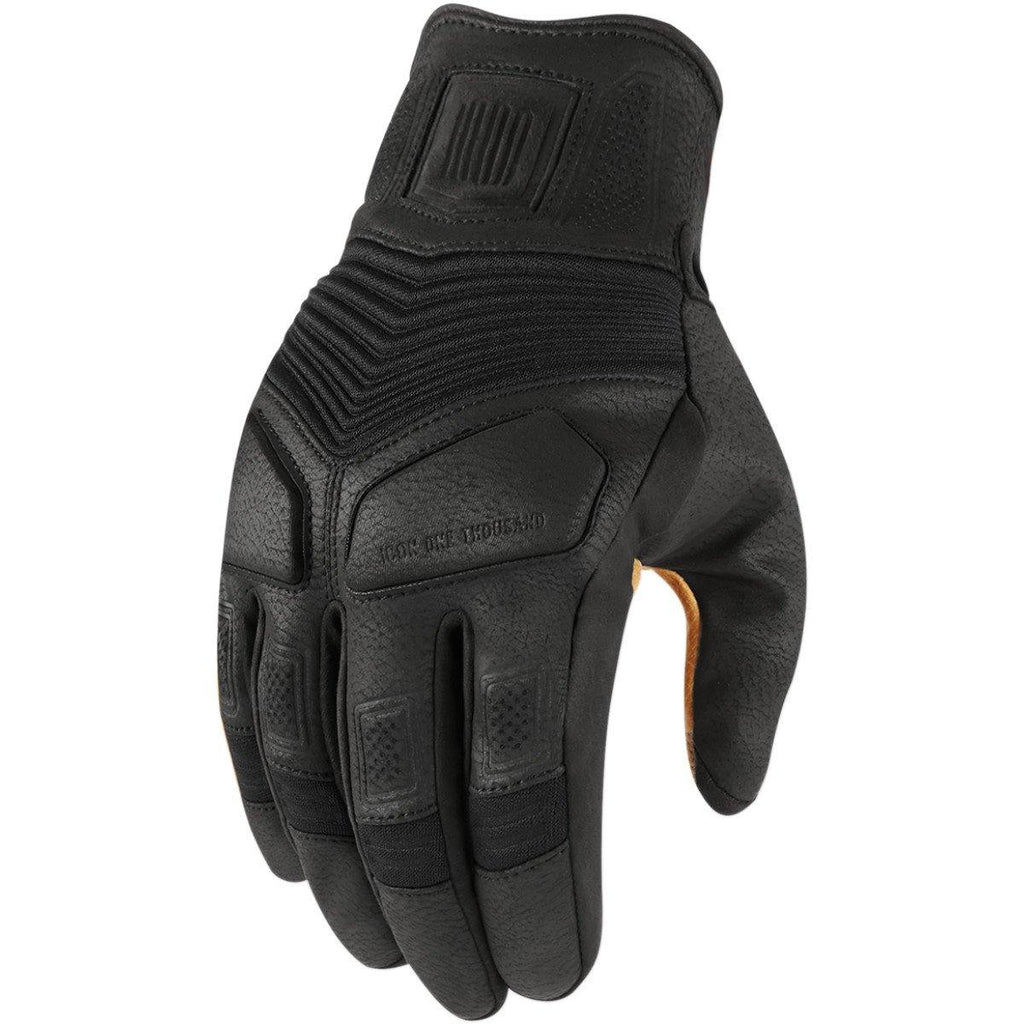 ICON - 1000 GLOVE NIGHTBREED BLACK - Alhawee Motors