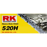 RK HEAVY DUTY 520 NON-SEAL DRIVE CHAIN CARBON ALLOY STEEL