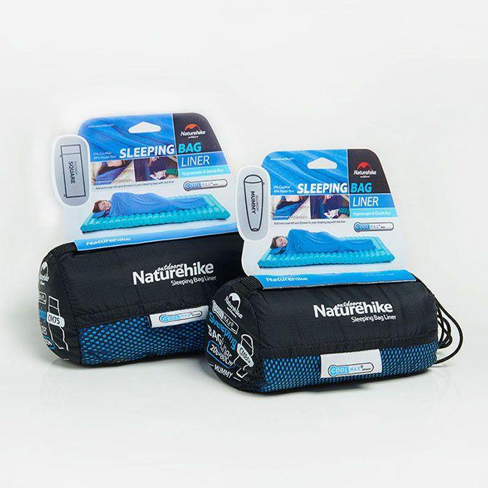 naturehike coolmax sleeping bag liner envelope style-blue - Alhawee Motors