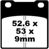 EBC - FA063HH BRAKE PAD FA-HH SERIES SINTERED METAL EBC