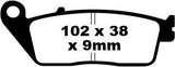 BRAKE PAD FA-HH SERIES SINTERED METAL