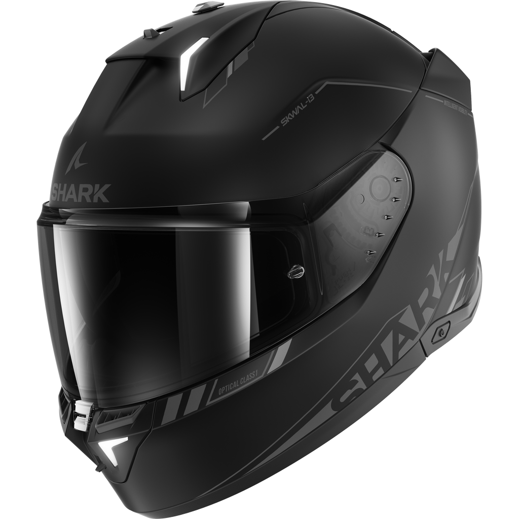 SHARK SKWAL i3 BLANK SP HELMET BLACK ANTHRACITE BLACK