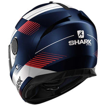 تحميل الصورة في معرض الصور SHARK SPARTAN 1.2 STRAD MAT BLUE WHITE RED - Alhawee Motors 