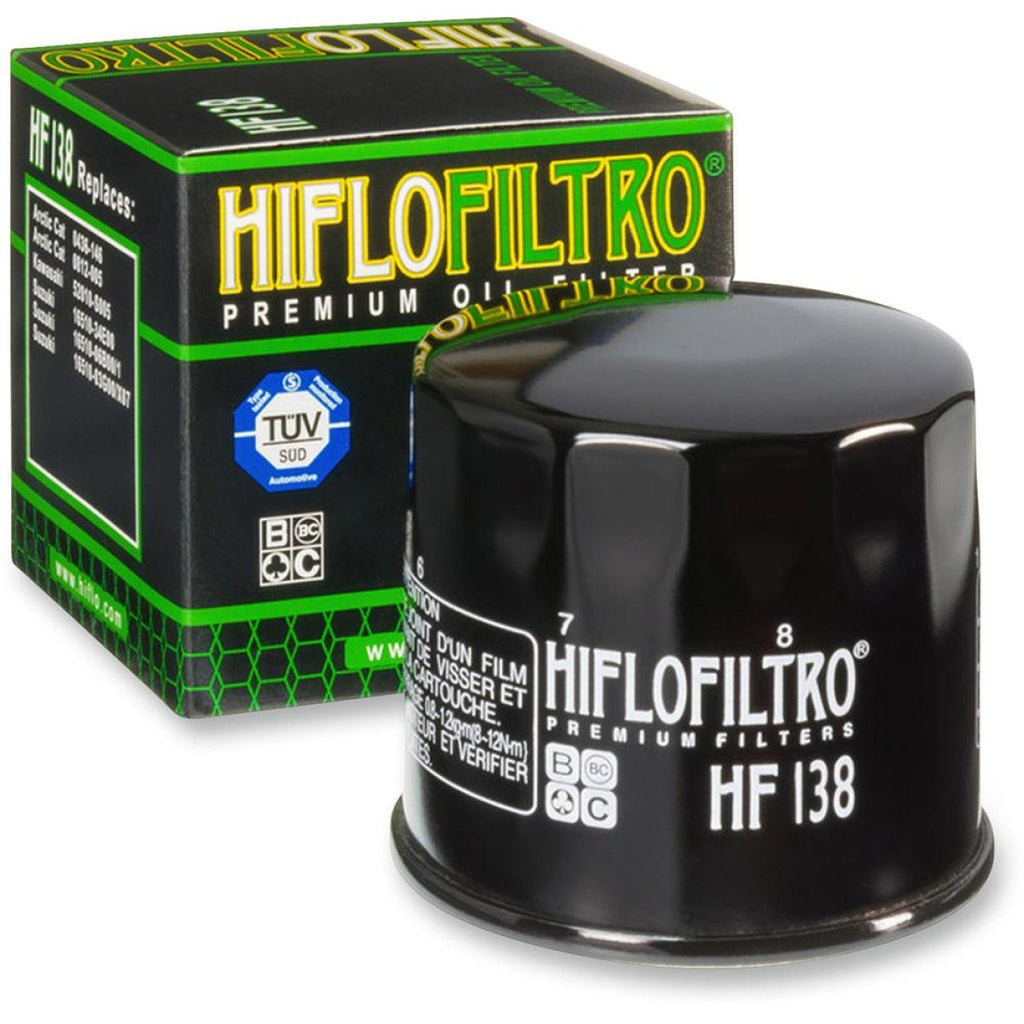 HIFLOFILTRO HF138 OIL FILTER BLACK SUZUKI - Alhawee Motors