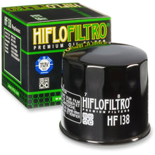 تحميل الصورة في معرض الصور HIFLOFILTRO HF138 OIL FILTER BLACK SUZUKI - Alhawee Motors 