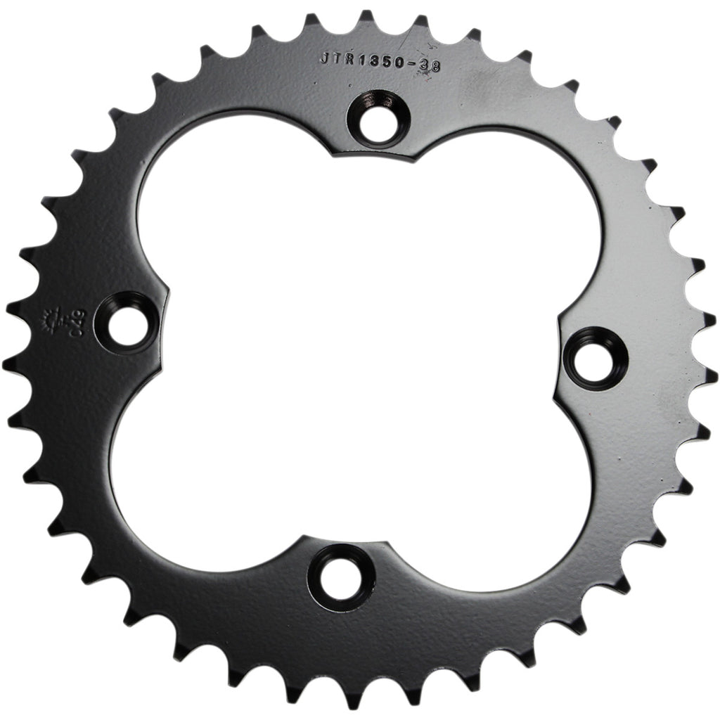 JT SPROCKETS JTR1350.38 REAR REPLACEMENT SPROCKET 38 TEETH 520 PITCH NATURAL C49 HIGH CARBON STEEL