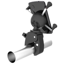 Load image into Gallery viewer, RAM HANDLEBAR RAIL MOUNT FOR LARGE DEVICES PLASTIC BLACK