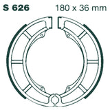 EBC - S626 BRAKE SHOE PLAIN SERIES ORGANIC EBC